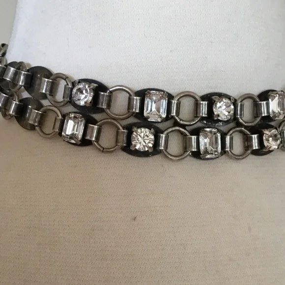 DANNIJO Rhinestone Statement Choker Necklace - Picture 3 of 8